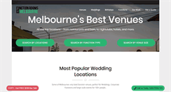 Desktop Screenshot of functionroomsinmelbourne.com.au